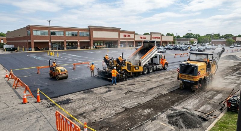 Commercial Asphalt Resurfacing in Orange County, CA