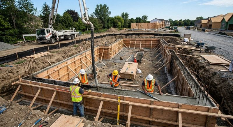 Concrete Foundation Pouring in Fort Wayne, IN